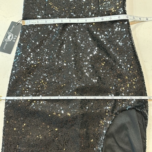 Prom/Formal Black Sequin Dress - Picture 9 of 14